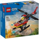 Lego City Fire Fire Rescue Helicopter